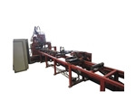 CNC Flat Steel  Punching & Cutting Line -plate width 120mm，hole φ40mm 